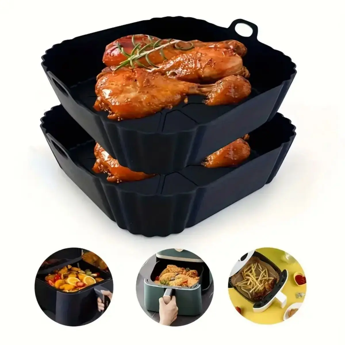 Reusable Air Fryer Silicone Po - đánh giá và giá Air Fryer Silicone Pot Liner