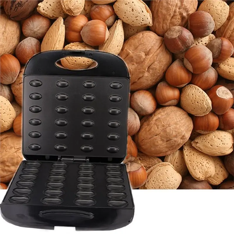 Walnut Cookie Maker Electric 2 - đánh giá và giá Mini Waffle Maker Machine