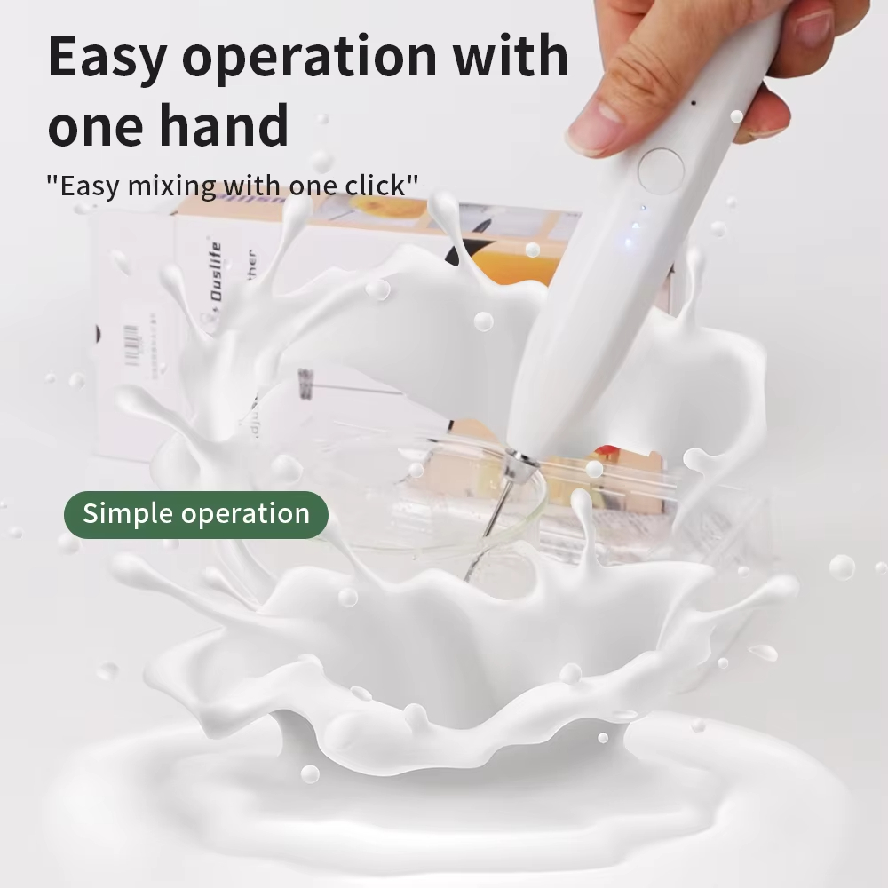 Electric Milk Frother, 3-Speed - đánh giá và giá Portable Blender Usb Rechargeable