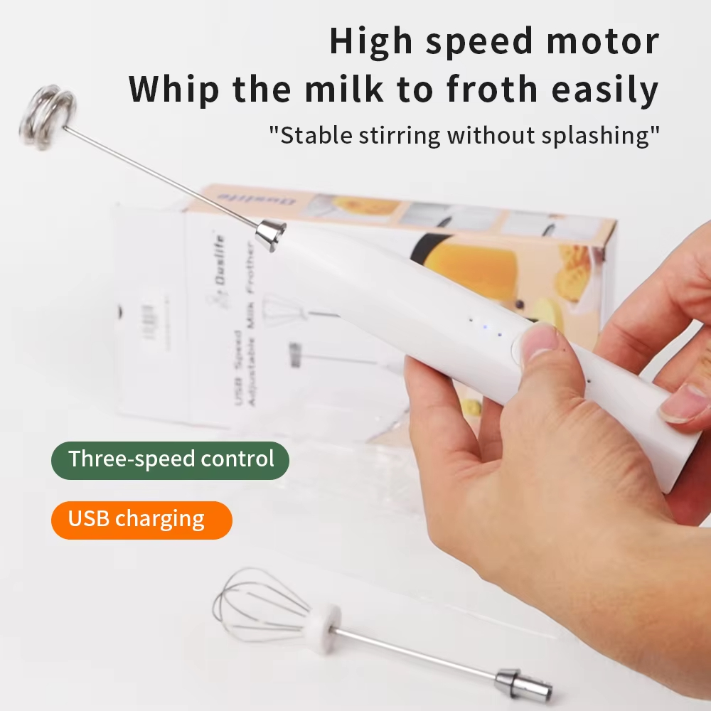 Electric Milk Frother, 3-Speed - đánh giá và giá Portable Blender Usb Rechargeable